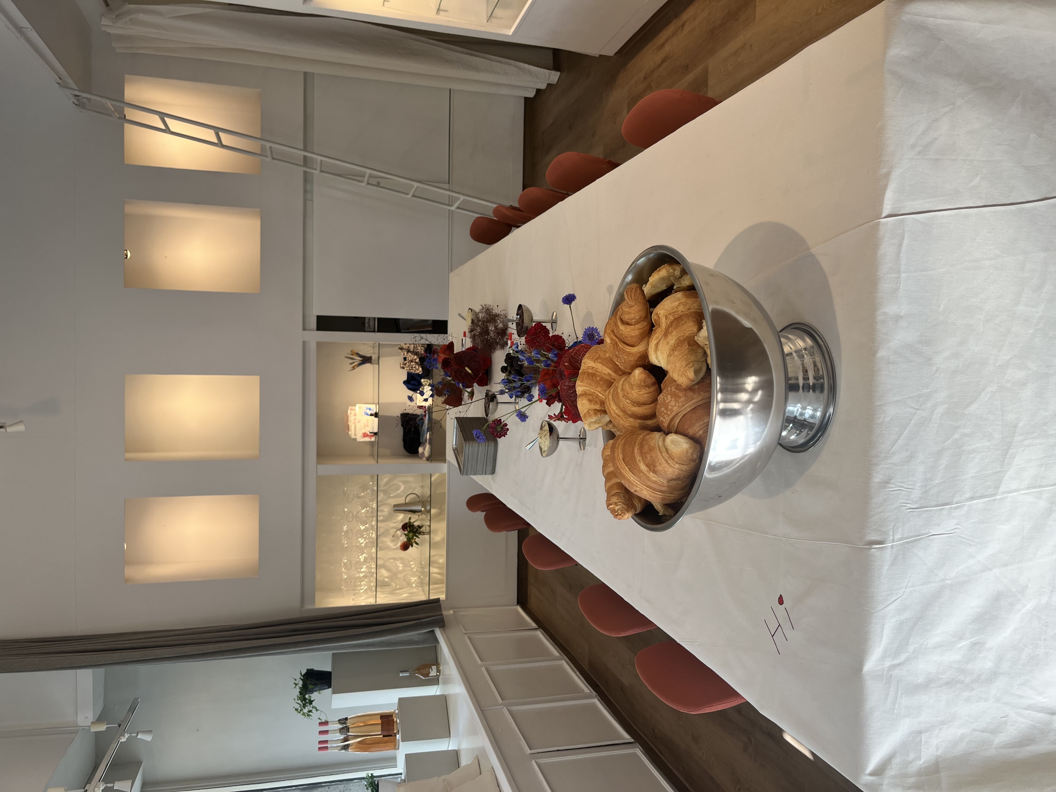 Creative workshop table at Sunday Studios