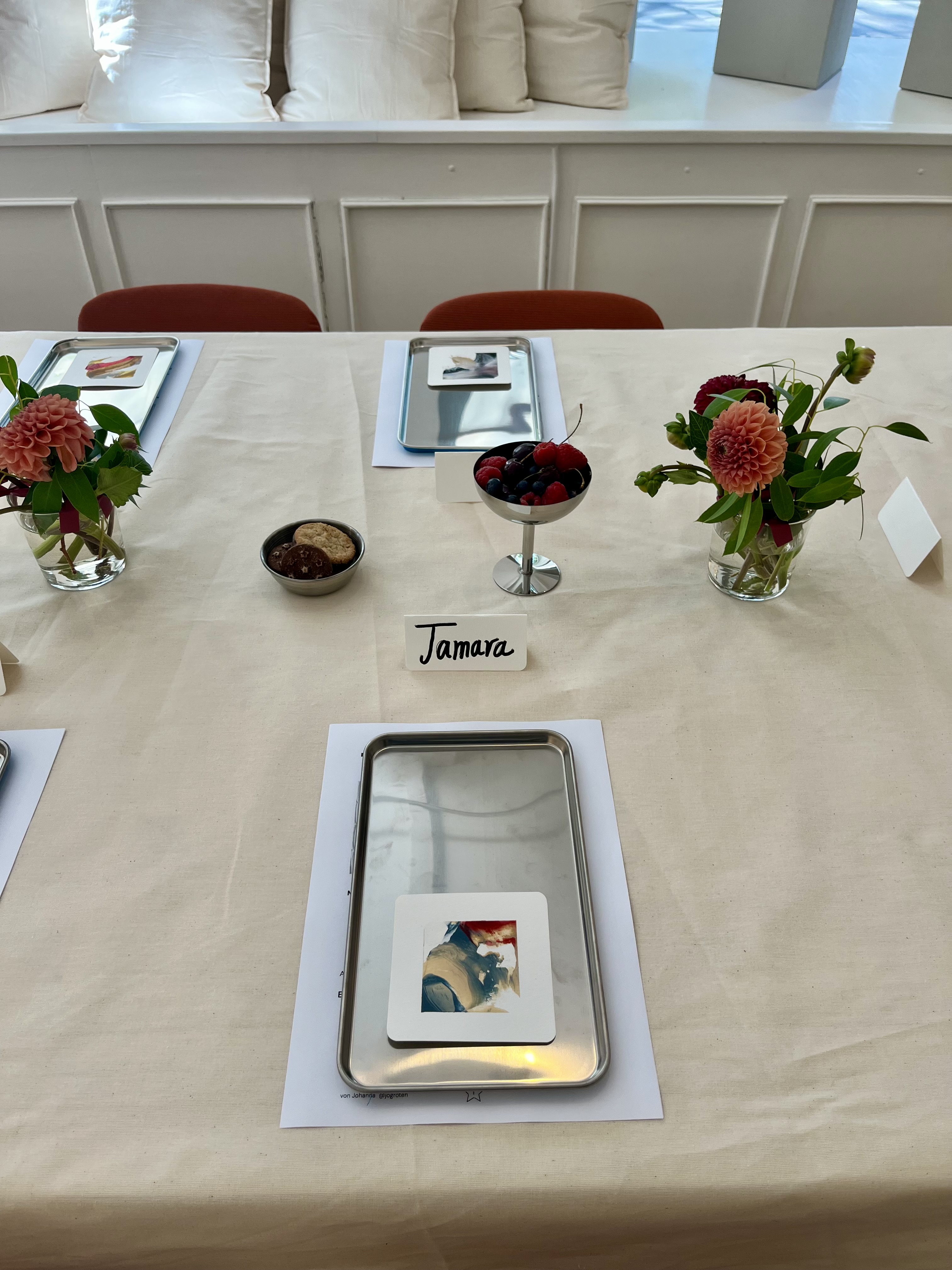 Creative workshop table at Sunday Studios (4)