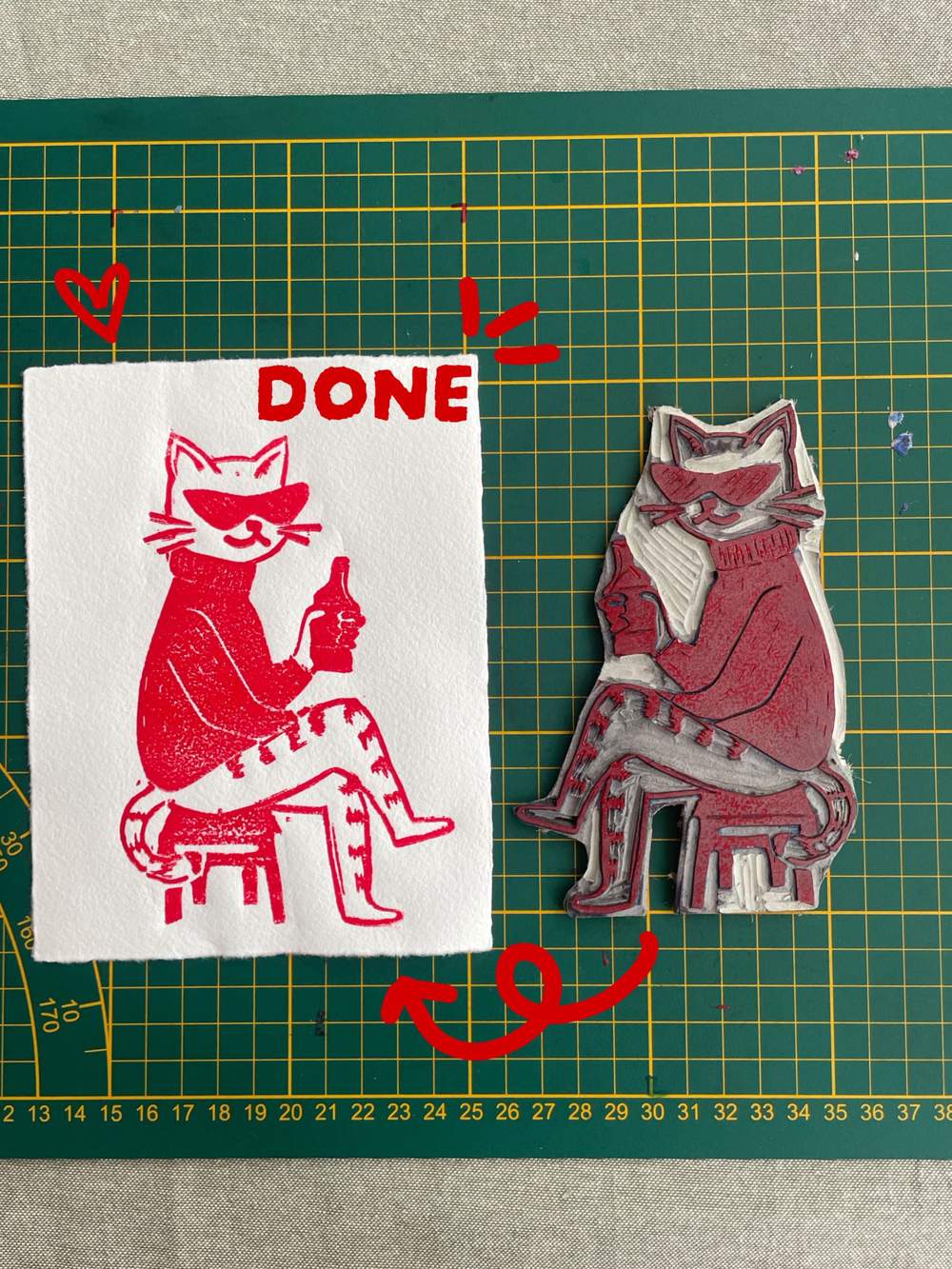 Linocut Printing Workshop — 5