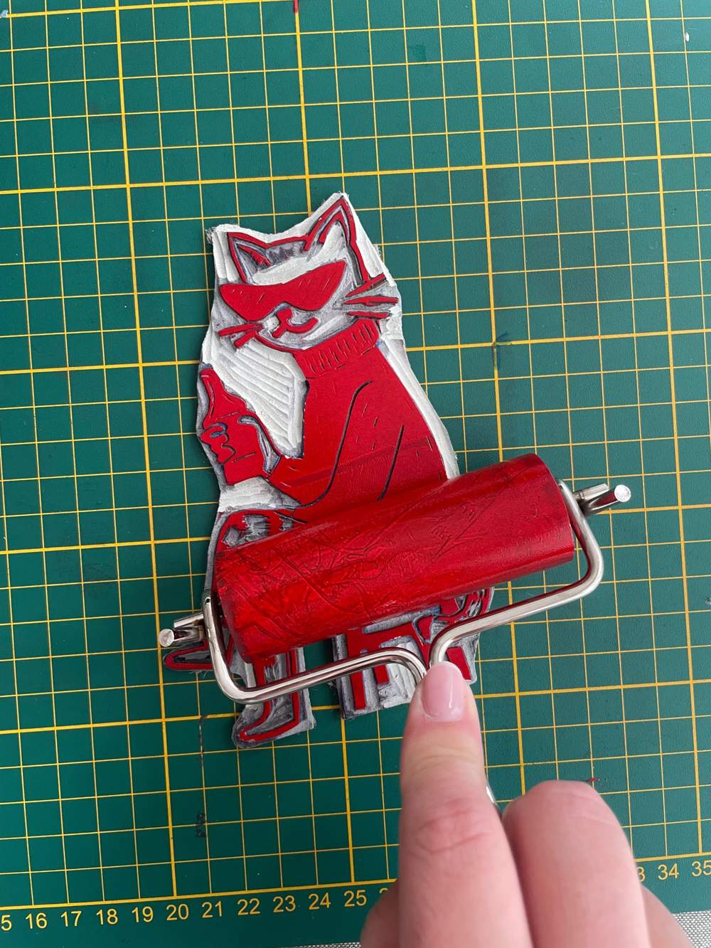Linocut Printing Workshop — 4