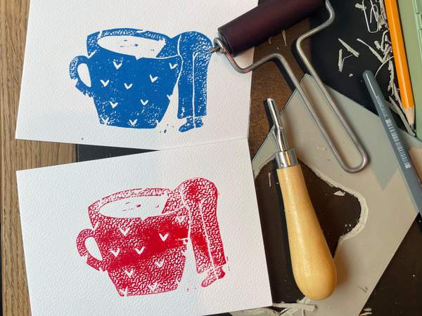 Linocut Printing Workshop — 1